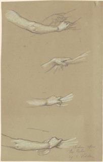 Study for "The Fates Gathering in the Stars", c. 1884-1887.