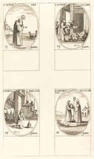 St. Maurus; St. John Calybite; St. Marcellus; St. Honoratus.