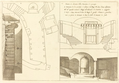 Plan and Elevation of the Church of the Holy Nativity, 1619.