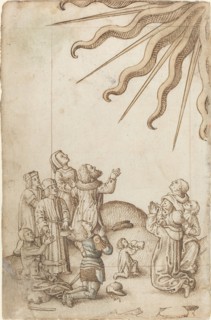 Turn Your Body as You Worship [fol. 37 verso], c. 1512/1515.
