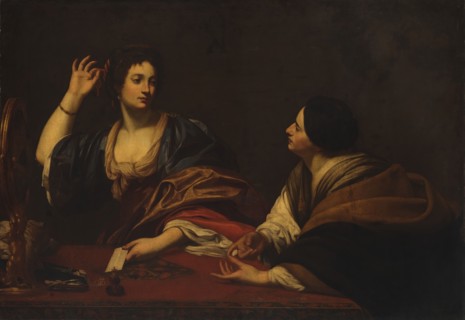 Martha Scolding Her Vain Sister Mary Magdalene, 17th century.