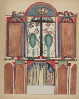 Main Reredos in Santa Cruz Church, Santa Fe County, 1935/1942.