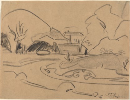 Footpaths and Pavilion in the Dresden Grosser Garten, c. 1909.