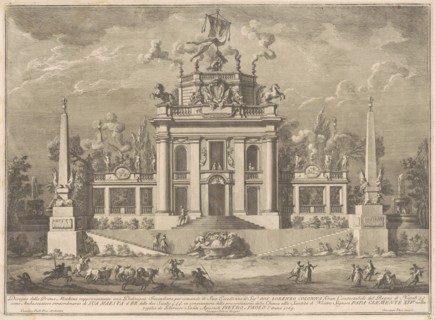 The Prima Macchina for the Chinea of 1769: A "Deliziosa", 1769.