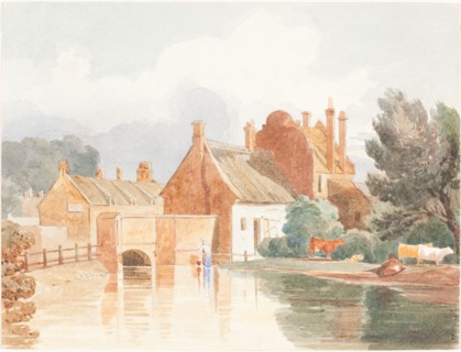 On the Bure, near Aylsham, Norfolk. Attributed to James Bulwer.