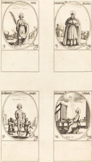 St. Hippolytus; St. Radegund, Queen; St. Cassian; St. Athanasia.