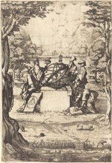 Frontispiece for the Sacred Cosmologia (Title With Astrologers).