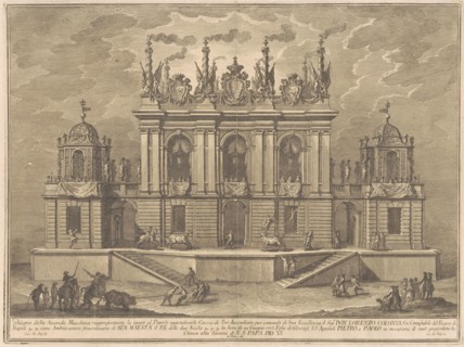 The Seconda Macchina for the Chinea of 1775: A Bull-fight, 1775.