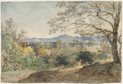 A View across the Inn Valley to the Alps and Neubeuern, c. 1790.