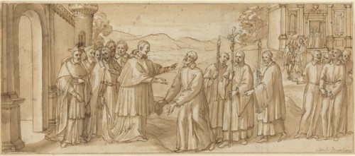 The Meeting of San Carlo Borromeo and San Filippo Neri, c. 1600.