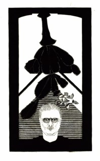Self-portrait with an Easter cactus, ca 1927. Private Collection.