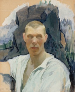 Self-Portrait, 1893. Found in the collection of Ateneum, Helsinki.