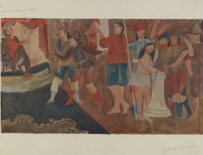 Station of the Cross No. 1: "Jesus is Condemned to Death, c. 1936.
