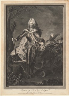 Auguste III. Roi de Pologne, 1750. [Augustus III, King of Poland].