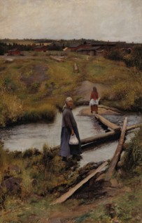 The Short Cut , 1892. Found in the collection of Ateneum, Helsinki.