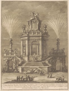The Prima Macchina for the Chinea of 1776: A Pleasure Palace, 1776.