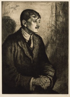 Portrait of the Poet John Masefield (1878-1967). Private Collection.