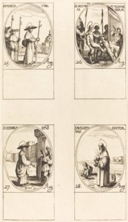 St. Patricia; Sts. Secundus and Alexander; St. Cesarius; St. Augustin.