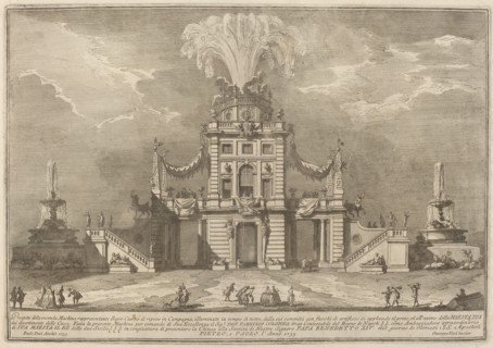 A Royal Hunt Casino in the Countryside, for the "Chinea" Festival, 1755.