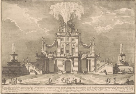 The Seconda Macchina for the Chinea of 1755: A Royal Hunting Lodge, 1755.