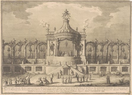 The Seconda Macchina for the Chinea of 1760: A Chinoiserie Pavilion, 1760.