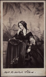 Portrait of Harriet Beecher Stowe (1811-1896), ca 1860. Private Collection.