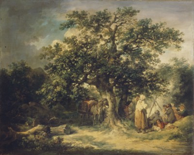 Gypsies, c. 1800. Found in the collection of State Hermitage, St. Petersburg.