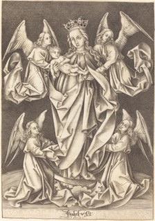 The Madonna and Child on the Crescent Supported by Four Angels, c. 1490/1500.