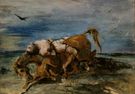Mazeppa on the Dying Horse , 1824. Found in the collection of Ateneum, Helsinki.