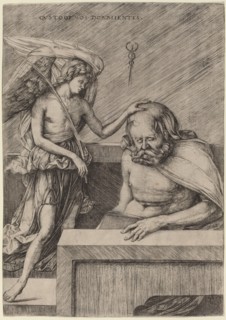 Custodi Nos Dormientes (The Guardian Angel), c. 1509. [Watch us while we sleep].
