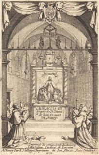 Frontispiece for the Miracles and Graces of Our Lady of "Bon-Secours-les-Nancy".