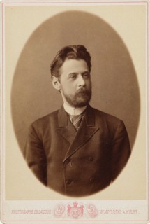 Portrait of the poet Innokenty Annensky (1856-1909), c. 1890. Private Collection.