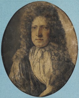Portrait of the poet Nicholas Rowe (1674-1718) , 17th century. Private Collection.