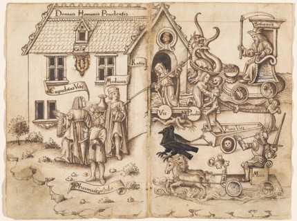Do Not Turn Back When You Arrive at the End [fol. 26 verso / 27 recto], 1512/1514.