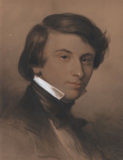 Portrait of Alfred-Victor, Comte de Vigny (1797-1863), ca 1825. Private Collection.