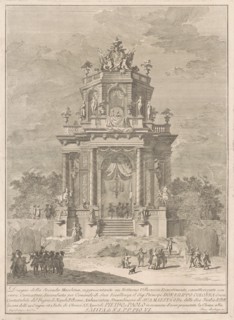 The Seconda Macchina for the Chinea of 1782: A Countryside Festival at Night, 1782.