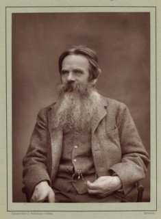 Portrait of the painter William Holman Hunt (1827-1910), ca 1885. Private Collection.