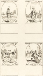 St. Ferreolus; St. Januarius; St. Eustachius & his Children; Sts. Fausta & Evelasius.