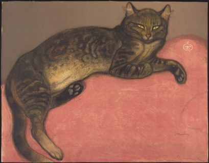 Winter: Cat on a Cushion (L'hiver: Chat sur un coussin), late 19th-early 20th century.