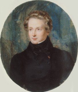 Portrait of Victor Hugo (1802-1885), 1822. Creator: Alaux, Jean (1786-1864).
