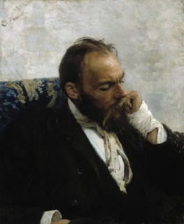 Portrait of Nikolai Murashko (1844-1909), 1882. Creator: Repin, Ilya Yefimovich (1844-1930).