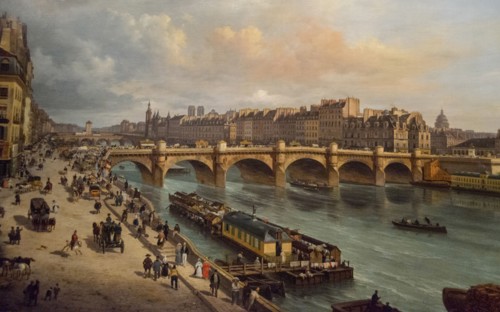 Le Pont-Neuf et la Cité Paris 1832, 1832. Creator: Canella, Giuseppe, the Elder (1788-1847).