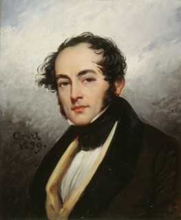 Portrait of Paul de Kock (1793-1871), 1839. Creator: Court, Joseph-Désiré (1797-1865).