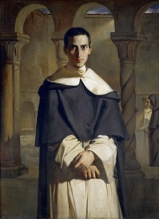 Portrait of Henri Dominique Lacordaire, 1840. Creator: Chassériau, Théodore (1819-1856).