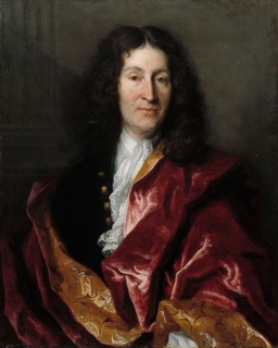 Portrait of Jean de La Fontaine (1621-1695), 1699. Creator: Millot, Henri (?-1756).