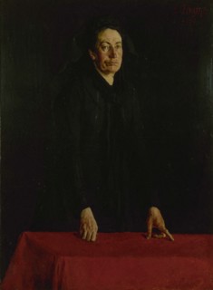 Portrait of Louise Michel (1830-1905), 1882. Creator: Tinayre, Louis (1861-1942).