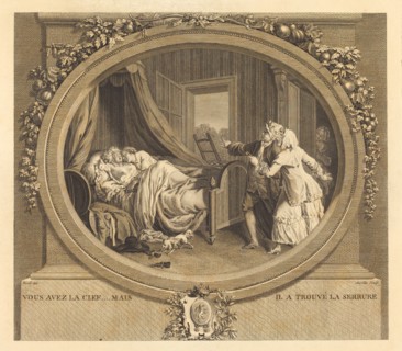 Vous avez la clef, mais il a trouvé la serrure. Creator: Jean-Louis Anselin.