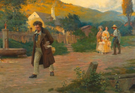 The Lonely Master (Beethoven on a walk near Vienna), 1908. Creator: Nowak, Otto Robert (1874-1945).