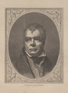 Portrait of the historical novelist and poet Sir Walter Scott (1771-1832), 1871. Creator: Anonymous.