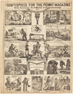 Frontispiece for the Penny Magazine of the Society for the Diffusion of Knowledge: Vo, 19th cent. Creator: Unknown.
